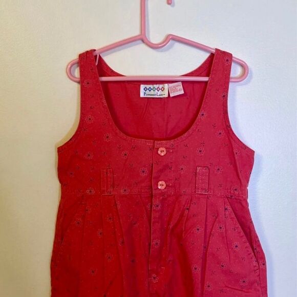 Vintage 1990s Peppermint Lane Floral One Piece Jumped - Picture 2 of 7